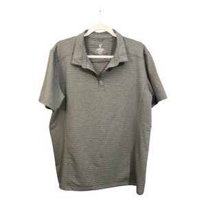 + Kuhl AirKuhl Men’s Gray Short Sleeve Polo Size Large PA1